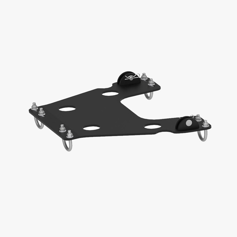 Plogfäste mittmonterat Loncin, Passar LONCIN XWOLF 700 och GOES XWOLF 700. Ett tillbehör till ATV fyrhjuling utformat för styrka, säkerhet och funktion i Scandinaviskt klimat.