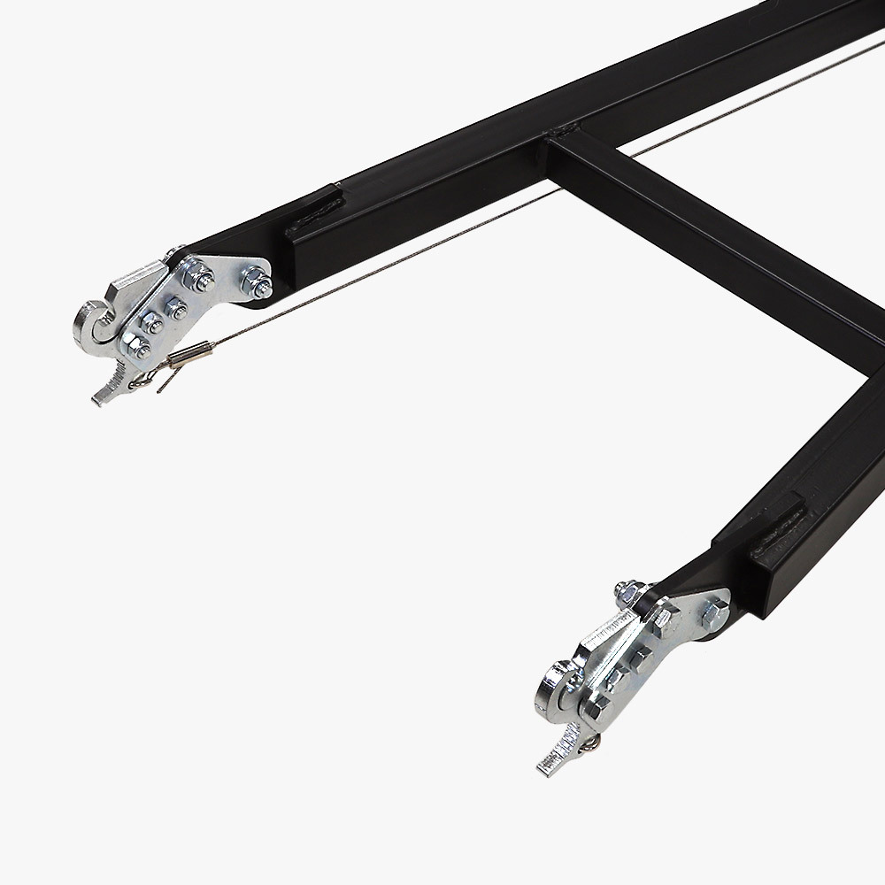 Plogpaket ATV EasyOn 150 cm, Komplett plogpaket med fäste som passar alla fyrhjulingar. Ett tillbehör till ATV fyrhjuling utformat för styrka, säkerhet och funktion i Scandinaviskt klimat. 5