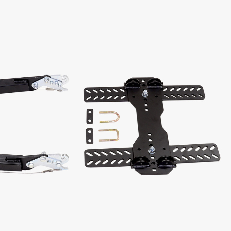 Plogpaket ATV EasyOn highrise 150 cm, Komplett plogpaket med fäste som passar alla fyrhjulingar. Ett tillbehör till ATV fyrhjuling utformat för styrka, säkerhet och funktion i Scandinaviskt klimat. 2