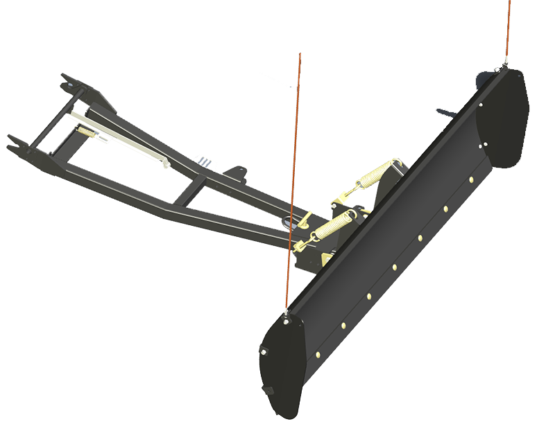 Plogpaket ATV Click N Go 150 cm, Komplett plogpaket med fäste som passar alla fyrhjulingar. Ett tillbehör till ATV fyrhjuling utformat för styrka, säkerhet och funktion i Scandinaviskt klimat. 2