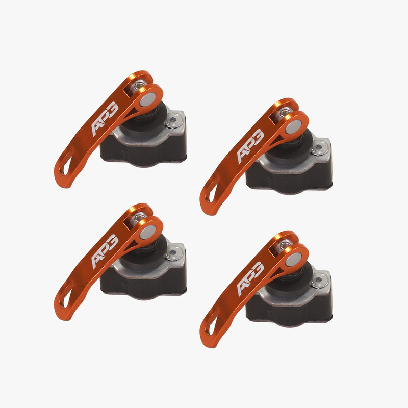 Snabbfäste CFMOTO Quick release, För kompositrack 4-pack. Ett tillbehör till ATV fyrhjuling utformat för styrka, säkerhet och funktion i Scandinaviskt klimat.