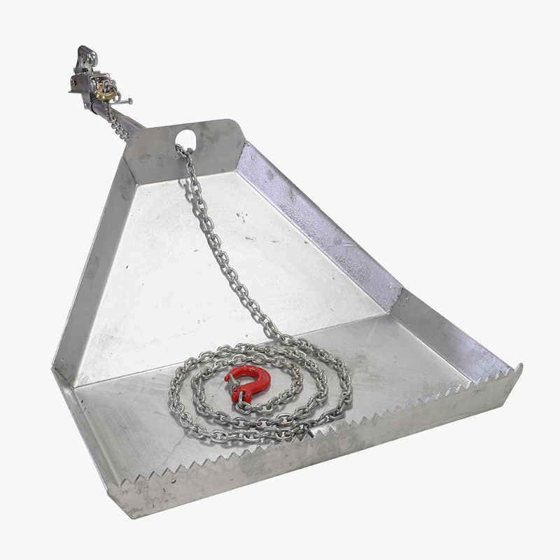 Lunningspulka ATV, Kraftig konstruktion i 5 mm galvaniserat stål. Ett tillbehör till ATV fyrhjuling utformat för styrka, säkerhet och funktion i Scandinaviskt klimat. 1