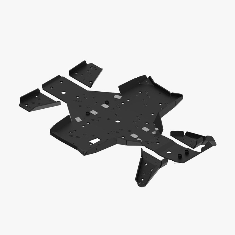 Hasplåt Loncin och Goes komplett kit i plast, Passar LONCIN XWOLF 550/700 och GOES XWOLF 700 (2024-). Ett tillbehör till ATV fyrhjuling utformat för styrka, säkerhet och funktion i Scandinaviskt klimat. 1