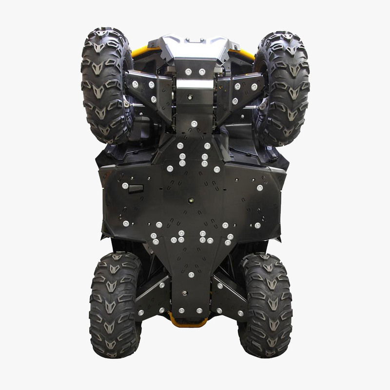 Hasplåt Loncin och Goes komplett kit i plast, Passar LONCIN XWOLF 550/700 och GOES XWOLF 700 (2024-). Ett tillbehör till ATV fyrhjuling utformat för styrka, säkerhet och funktion i Scandinaviskt klimat.