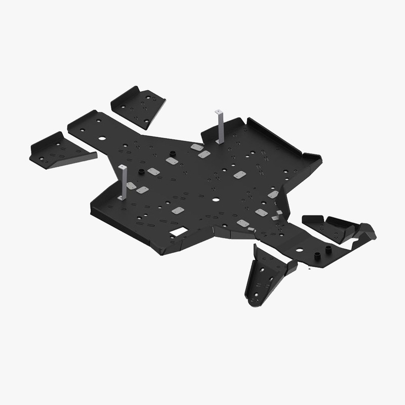 Hasplåt Loncin och Goes lång komplett kit i plast, Passar LONCIN XWOLF 550L/700L (2-up) och GOES XWOLF 700 MAX (2024-). Ett tillbehör till ATV fyrhjuling utformat för styrka, säkerhet och funktion i Scandinaviskt klimat. 1