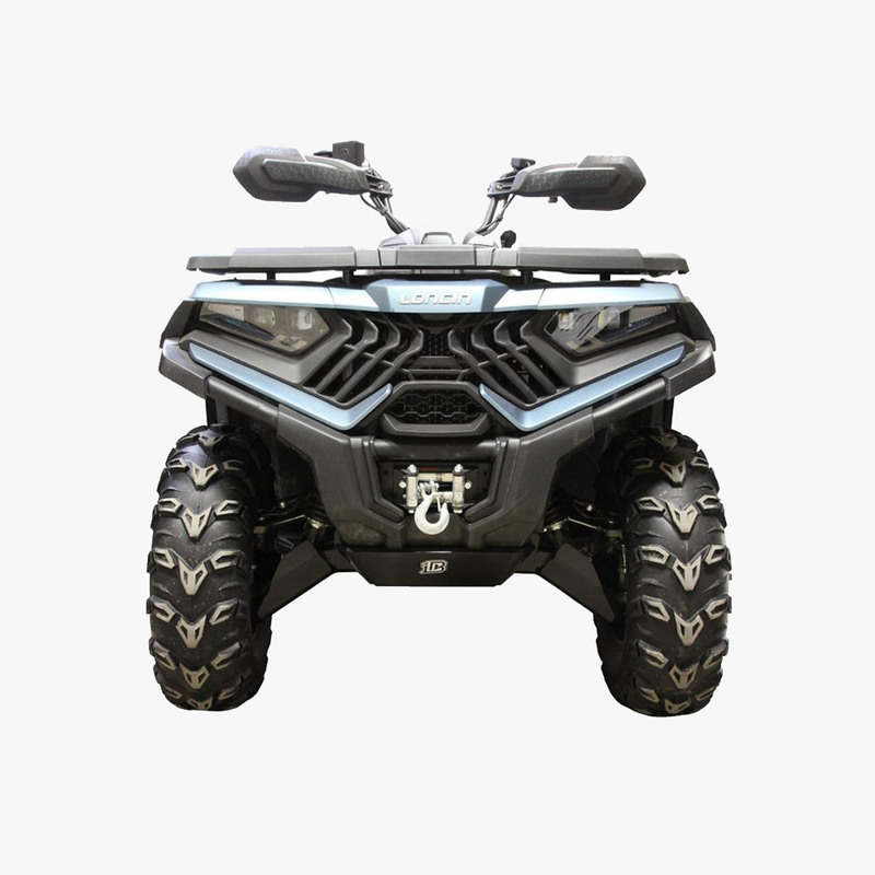 Hasplåt Loncin och Goes lång komplett kit i plast, Passar LONCIN XWOLF 550L/700L (2-up) och GOES XWOLF 700 MAX (2024-). Ett tillbehör till ATV fyrhjuling utformat för styrka, säkerhet och funktion i Scandinaviskt klimat. 2