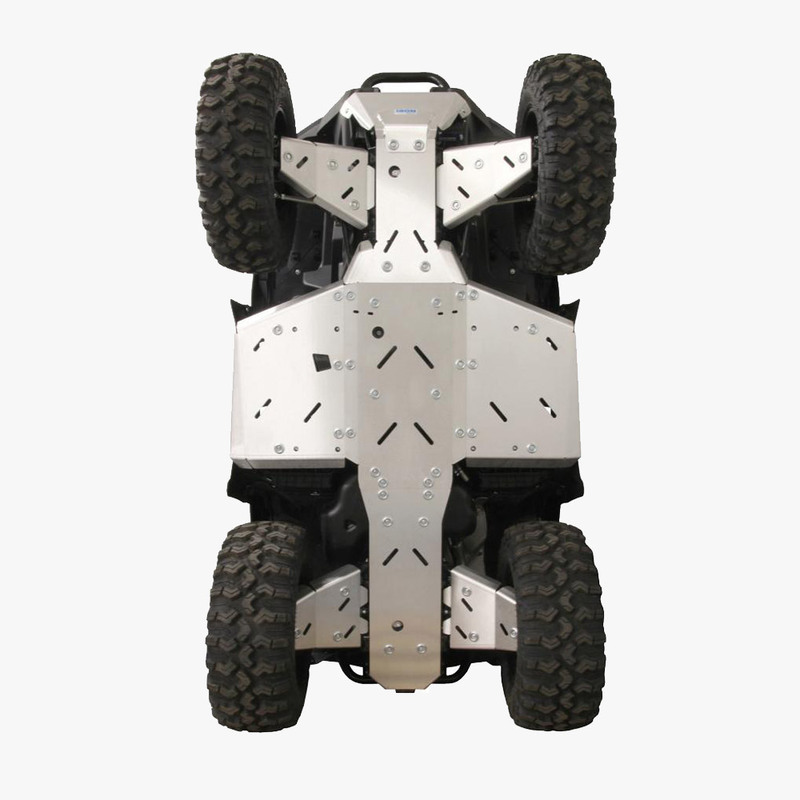 Hasplåt Loncin komplett kit i aluminium, Passar LONCIN X-WOLF 1000 (2025-). Ett tillbehör till ATV fyrhjuling utformat för styrka, säkerhet och funktion i Scandinaviskt klimat.