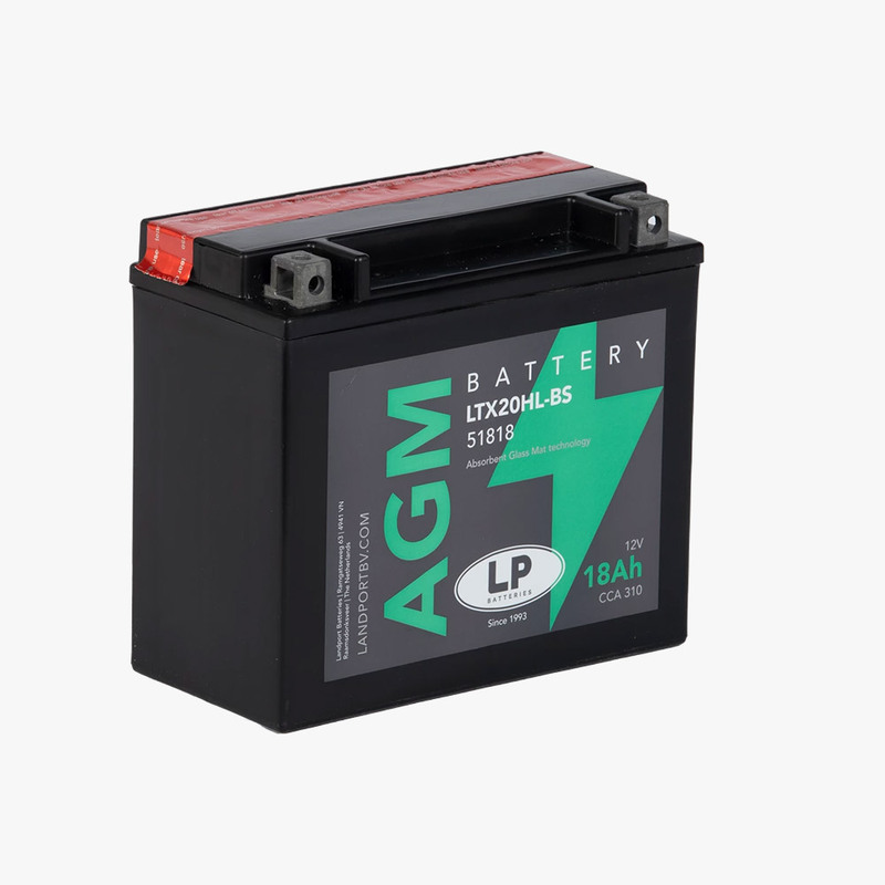 Batteri LP MC AGM 12V 18Ah YTX20HL-BS, . Ett tillbehör till ATV fyrhjuling utformat för styrka, säkerhet och funktion i Scandinaviskt klimat.