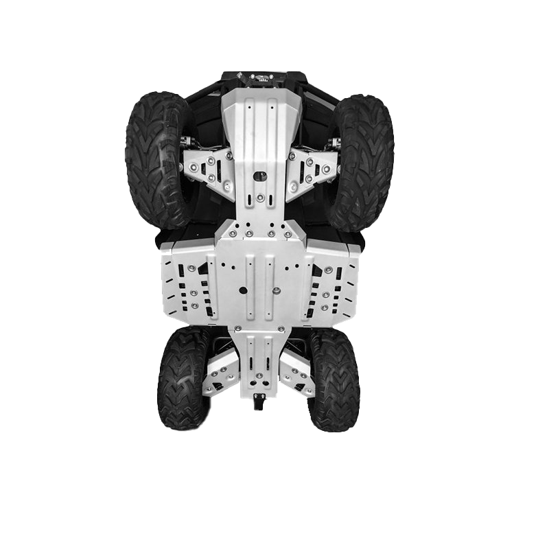 Hasplåt aluminium 450-520, Passar CFMOTO CFORCE 450/520 (2016-2022). Ett tillbehör till ATV fyrhjuling utformat för styrka, säkerhet och funktion i Scandinaviskt klimat.