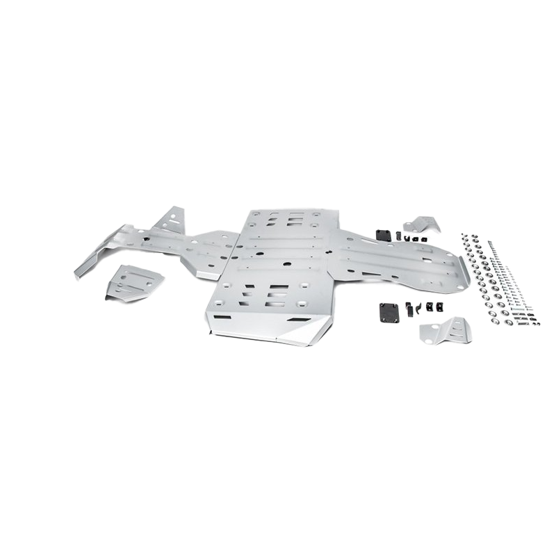 Hasplåt aluminium 450-520, Passar CFMOTO CFORCE 450/520 (2016-2022). Ett tillbehör till ATV fyrhjuling utformat för styrka, säkerhet och funktion i Scandinaviskt klimat. 1